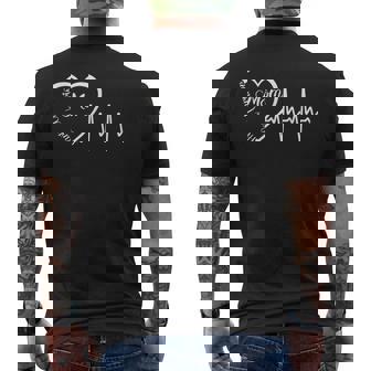 Heart Warrior Mom CHD Awareness Heart Month Multiple Colors Men's Back Print T-Shirt - Monsterry