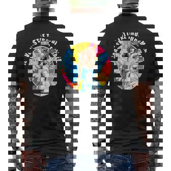 Heaven's Little Troublemaker Naughty Fallen Angel Pop Art Men's Back Print T-Shirt - Monsterry