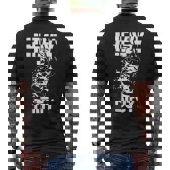 Heavy Duty Lift Heavy Get Big Halterofilia Love Gym Fitness Camiseta Hombre Estampado Espalda - Regaloses