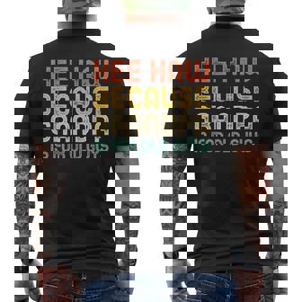 Hee-Haw Because Grandpa Is For Old Guys Vintage HeeHaw Men's Back Print T-Shirt - Monsterry