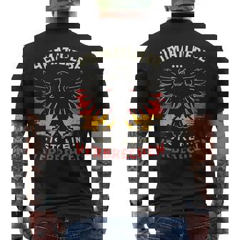 Heimatliebe Ist Keinerbrechen Statement S T-Shirt mit Rückendruck - Geschenkecke