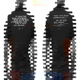 Held Together With Baling Twine And A Prayer Men's T-shirt Back Print - Monsterry