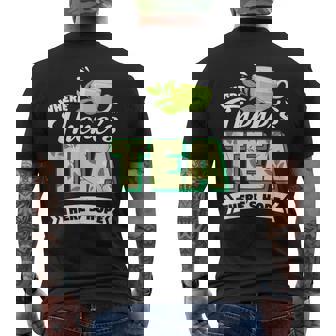 Herbal Tea Drinker Tea Lover Hope Men's Back Print T-Shirt - Monsterry