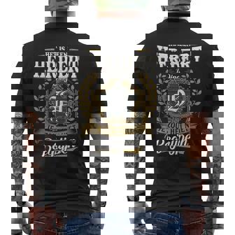 Het Is Een Herbert Ding Je Zou Het Niet Begrijpen Herbert Naam T-Shirt mit Rückendruck - Seseable