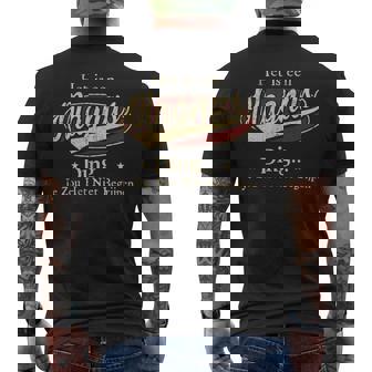 Het Is Een Magnus Ding Je Zou Het Niet Begrijpen T-Shirt mit Rückendruck - Seseable