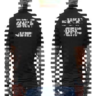 Hilarious I Suck At Surfing Quote Men's Back Print T-Shirt - Monsterry