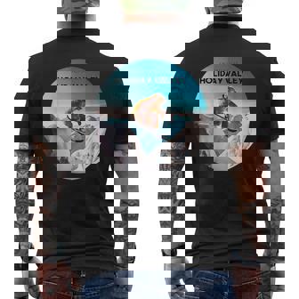Holiday Valley United States Ski Skiing Skier Men's Back Print T-Shirt - Monsterry