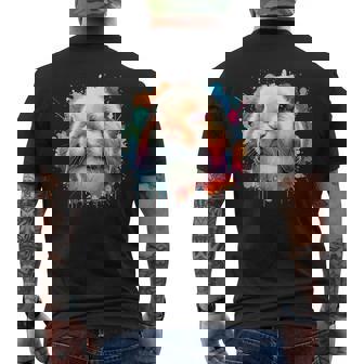 Holland Lop Bunny Easter Mini Lop Cute Men's Back Print T-Shirt - Monsterry