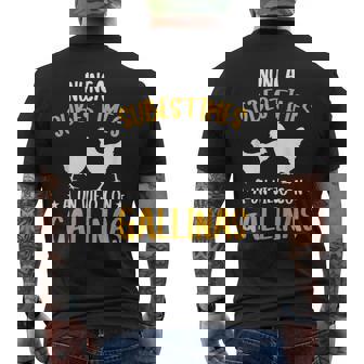 Hombre Agricultor Pollo Nunca Subestimes A Uniejo Con Gallinas Camiseta Hombre Estampado Espalda - Regaloses
