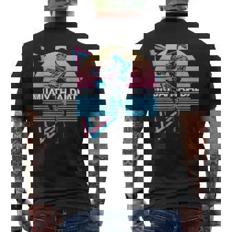Hombre Muay Thai Dad Kickboxing Retro Camiseta Hombre Estampado Espalda - Regaloses