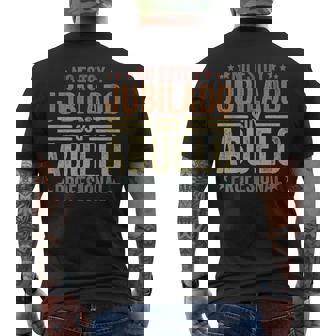 Hombre No Estoy Jubilado Soy Abuelo Profesional Divertido Camiseta Hombre Estampado Espalda - Regaloses