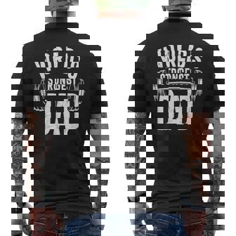 Hombre World's Strongest Dad Entrenamiento Gimnasio Día Del Padre Camiseta Hombre Estampado Espalda - Regaloses