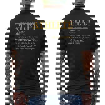 Homme Cadeau D'anniversaire Ou De Noël Amusant Pour Athlète T-shirt imprimé au dos - Cadeauxyz