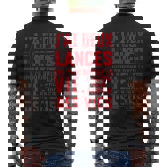 Homme Pompier Citation Drôle Lance Beauf Phrase Sapeur T-shirt imprimé au dos - Cadeauxyz