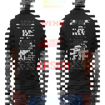 Homme Si Lars Es Es Nicht Reparieren Kann Dann Sind Wir Am Arsch T-shirt imprimé au dos - Cadeauxyz