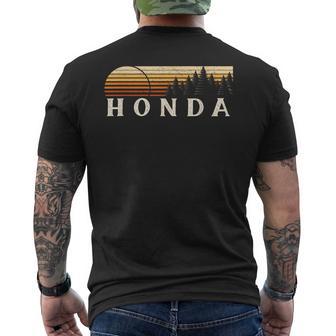 Honda Ca Vintage Evergreen Sunset Eighties Retro Men's T-shirt Back Print - Thegiftio UK