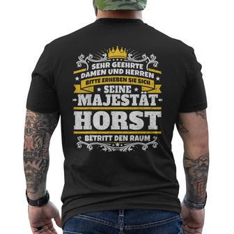 Horst Name Majesty First Name Idea T-Shirt mit Rückendruck - Geschenkecke