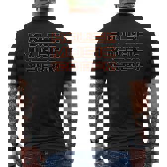House Music 128 Bpm Festival De Música De Baile Camiseta Hombre Estampado Espalda - Regaloses