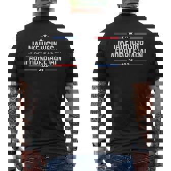 Make Housing Affordable Again Trump 2024 Men's Back Print T-Shirt - Monsterry