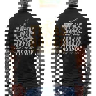 Houston Texas Rodeointage Western Rétro Cowboy T-shirt imprimé au dos - Cadeauxyz
