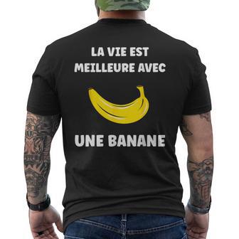 Humour Bananes Fruit Laie Est Meilleure Avec Une Banane T-shirt imprimé au dos - Cadeauxyz