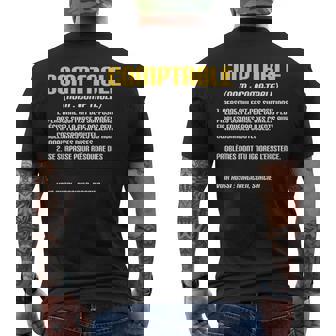 Humour Comptable Cadeau Comptable Comptabilité Définition T-shirt imprimé au dos - Cadeauxyz