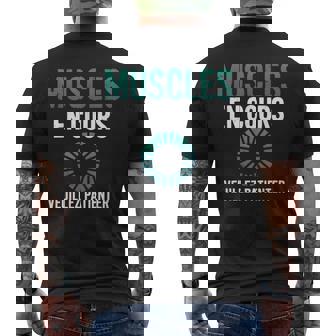 Humour Musculation Muscles En Courseuillez Patienter T-shirt imprimé au dos - Cadeauxyz