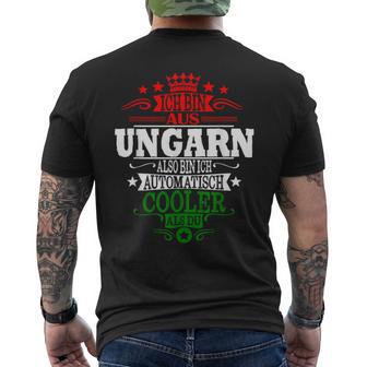 For Hungarian Hungary T-Shirt mit Rückendruck - Geschenkecke