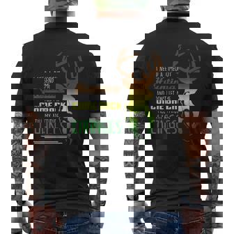 Hunting Timeout Gift Gun Lover Bow Hunters Men's Back Print T-Shirt - Monsterry