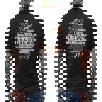 Huntsville Texas Drapeau Américainintage T-shirt imprimé au dos - Cadeauxyz