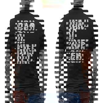 Husband Dad Engineer Legend Para Hombre Camiseta Hombre Estampado Espalda - Regaloses