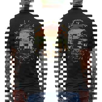 Husband And Wife Travel Partners For Life Cruising Partners Men's Back Print T-Shirt - Monsterry