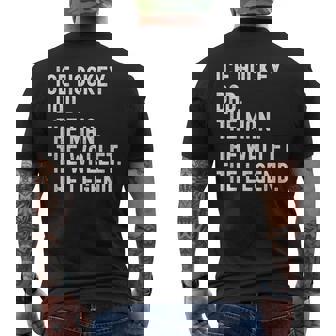 Ice Hockey Dad The Wallet Men's T-shirt Back Print - Thegiftio UK