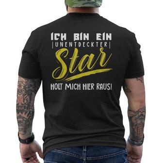 Ich Bin Ein Star Holt Mich Hier Raus Alltagheld T-Shirt mit Rückendruck - Geschenkecke