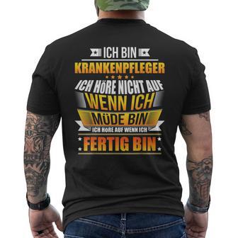 Ich Bin Krankenpfleger Ich Bin T-Shirt mit Rückendruck - Geschenkecke