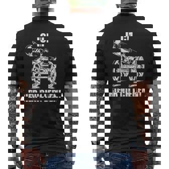 Ich Kanone Bierbicht Leben T-Shirt mit Rückendruck - Seseable
