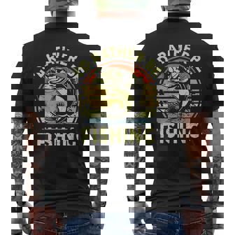 Id Rather Be Fishing Fly Bass Fish Fisherman Dad Men's Back Print T-Shirt - Monsterry