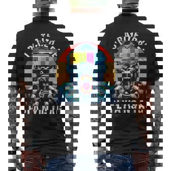 I'd Rather Be Playing Tag Gorilla Vr Gamer Gorilla Monke Tag Men's T-shirt Back Print | Seseable CA