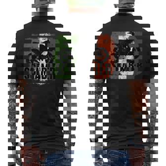 Idea De Regalo De Motocicleta Ciclomotera Italiana Scrambler Camiseta Hombre Estampado Espalda - Regaloses