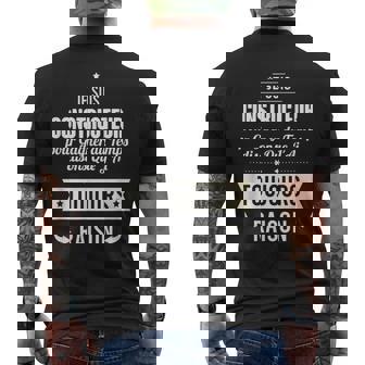 Idée Cadeau Constructeur J'ai Toujours Raison T-shirt imprimé au dos - Cadeauxyz