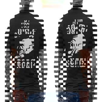 Im' On 500mg Of Escapacil Sarcasm Drug Escapism Freedom Men's Back Print T-Shirt - Monsterry