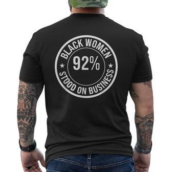 I'm With 92 Stood On Business Men's T-shirt Back Print - Thegiftio UK
