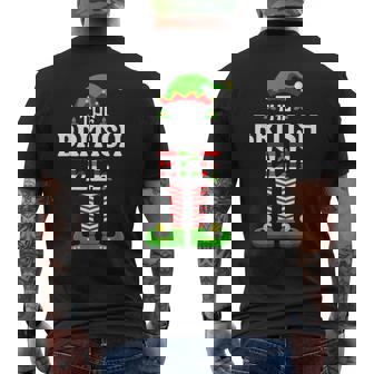 I'm The British Elf Shirt Christmas Family Matching Men's Back Print T-Shirt - Monsterry