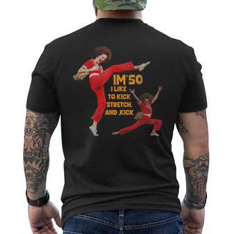 I’M Fifty Five-Oh 50 Sally Kick Lady O’Malley Birthday Men's T-shirt Back Print - Thegiftio UK