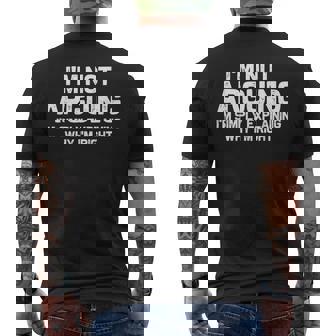 I'm Not Arguing I'm Just Explaining Why I Am Right Men's T-shirt Back Print - Seseable