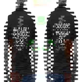 I'm Not Short I'm Leprechaun Size St Patrick's Day Men's T-shirt Back Print - Seseable