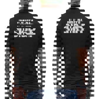I'm The Real Singer Cool Camiseta Hombre Estampado Espalda - Regaloses