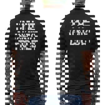 I'm The Talkative Triplet Matching Triplets Men's Back Print T-Shirt - Monsterry