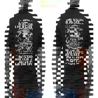 I'm Veteran A Veteran's Wife And A Veteran's Daughter Tshirt Men's Back Print T-Shirt - Monsterry