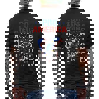 Impeach 46 Shirt Funny Political Pro America Anti Biden Men's Back Print T-Shirt - Monsterry